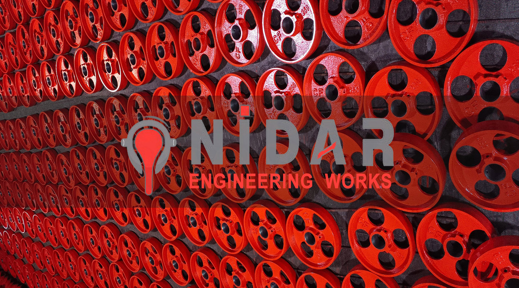 Nidar Engineering Works Cast Iron Ceramic Glazing Line Pulley Manufacturers - Suppliers - CF Brand Industries Rajkot Gujarat india