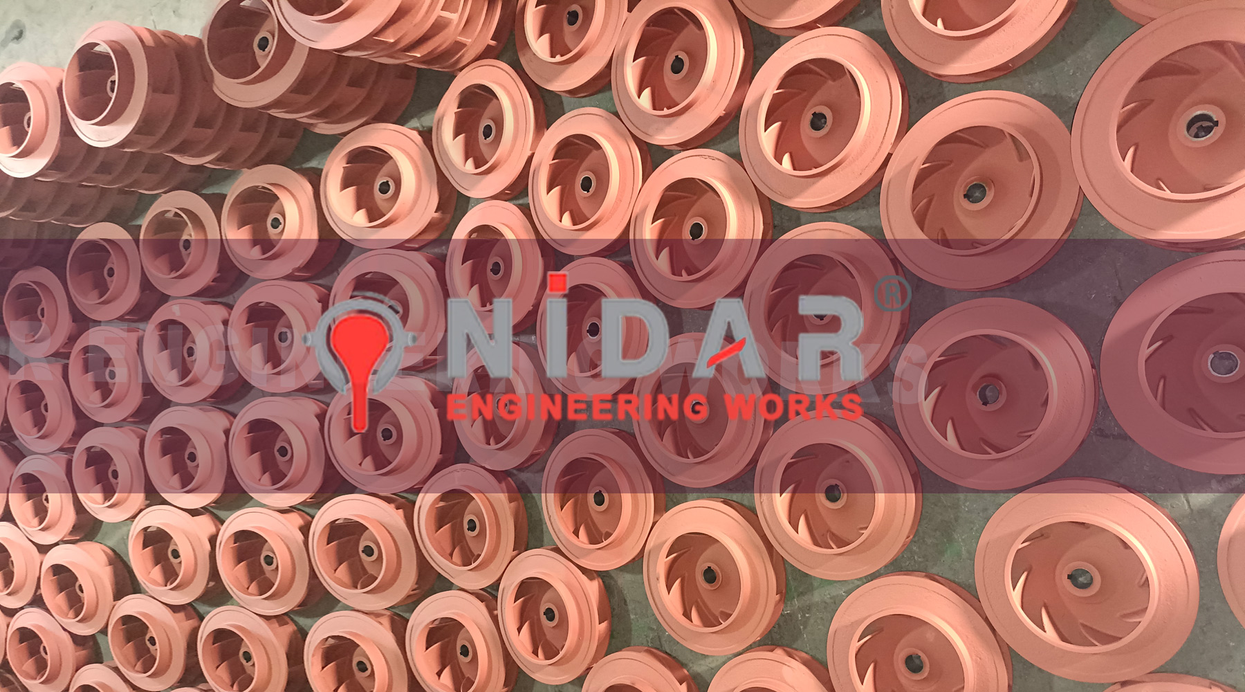 Nidar Engineering Casting Submersible Pump Impeller Manufacturers - Suppliers Best Quality Best - Price Rajkot Gujarat India