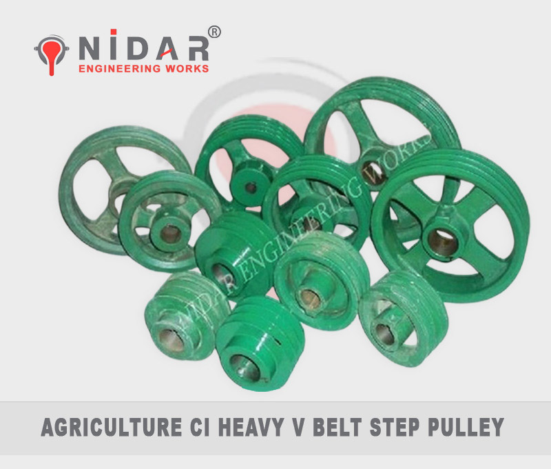 Cast Iron Step Groove Pulley Manufacturers - Suppliers Rajkot Gujarat India