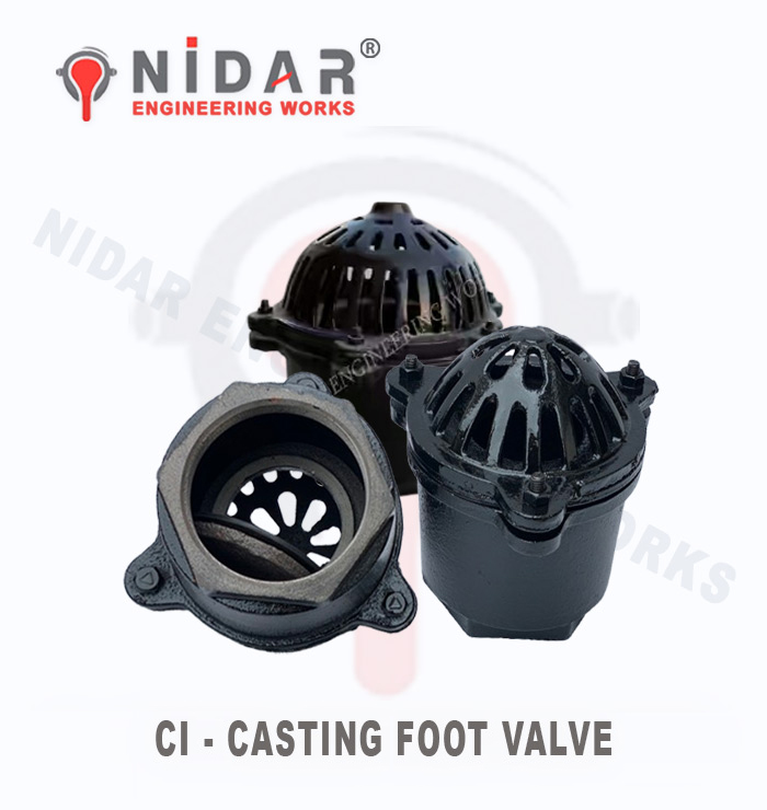 CI - Cast Iron Foot valve Manufacturers - Suppliers Rajkot