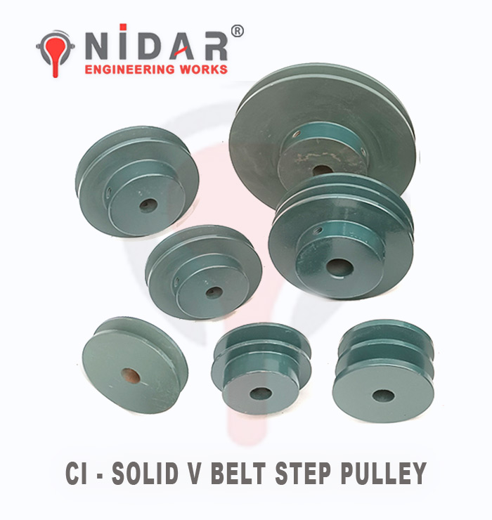 CI V Belt Pulley Manufacturers - Suppliers Best Quality - Best Price Rajkot Gujarat India - Belt Drive Pulley