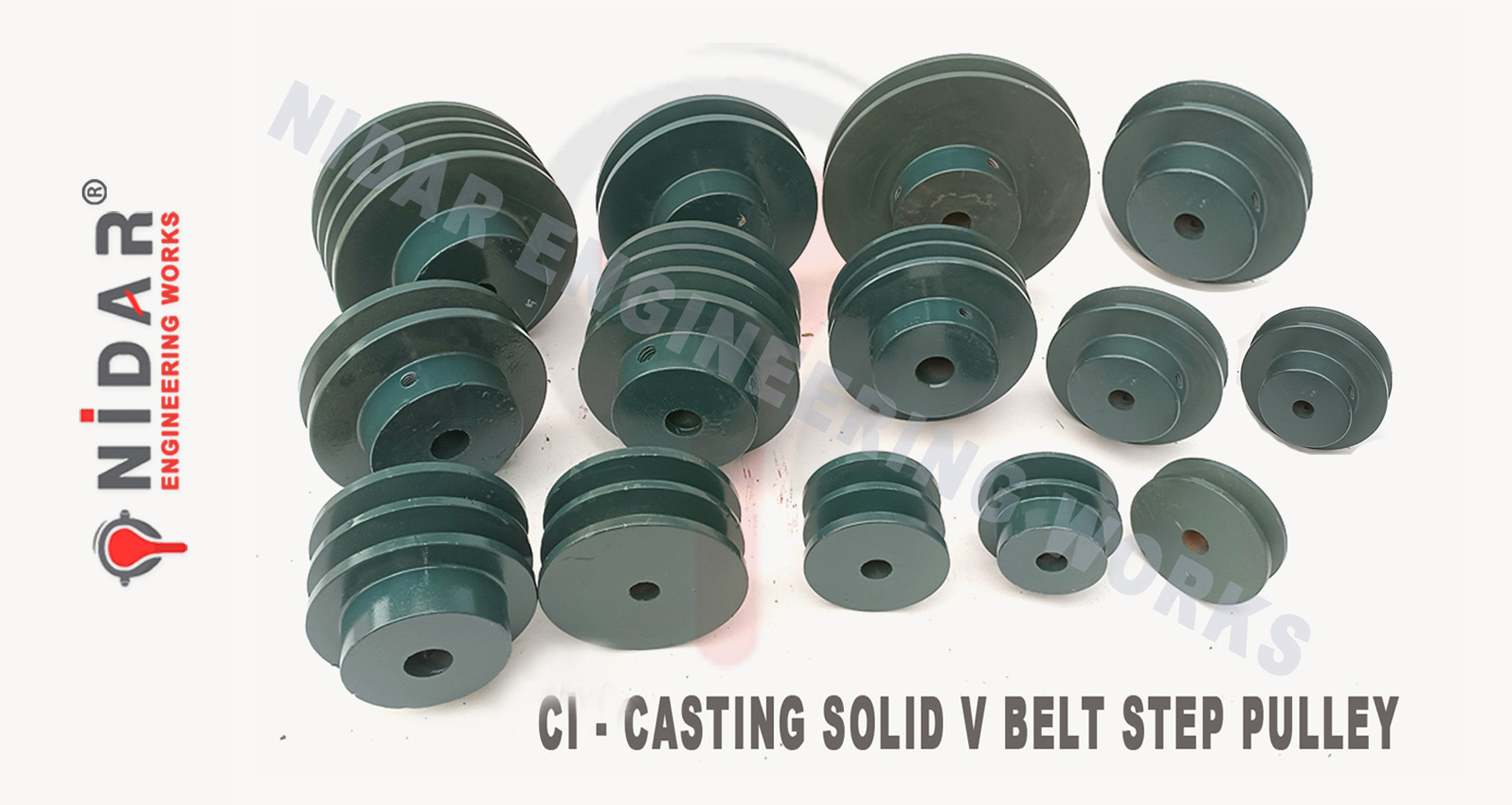 Cast Iron V Belt Solid Pulley - C-Line Belt Pulley Manufactures Rajkot Gujarat- India