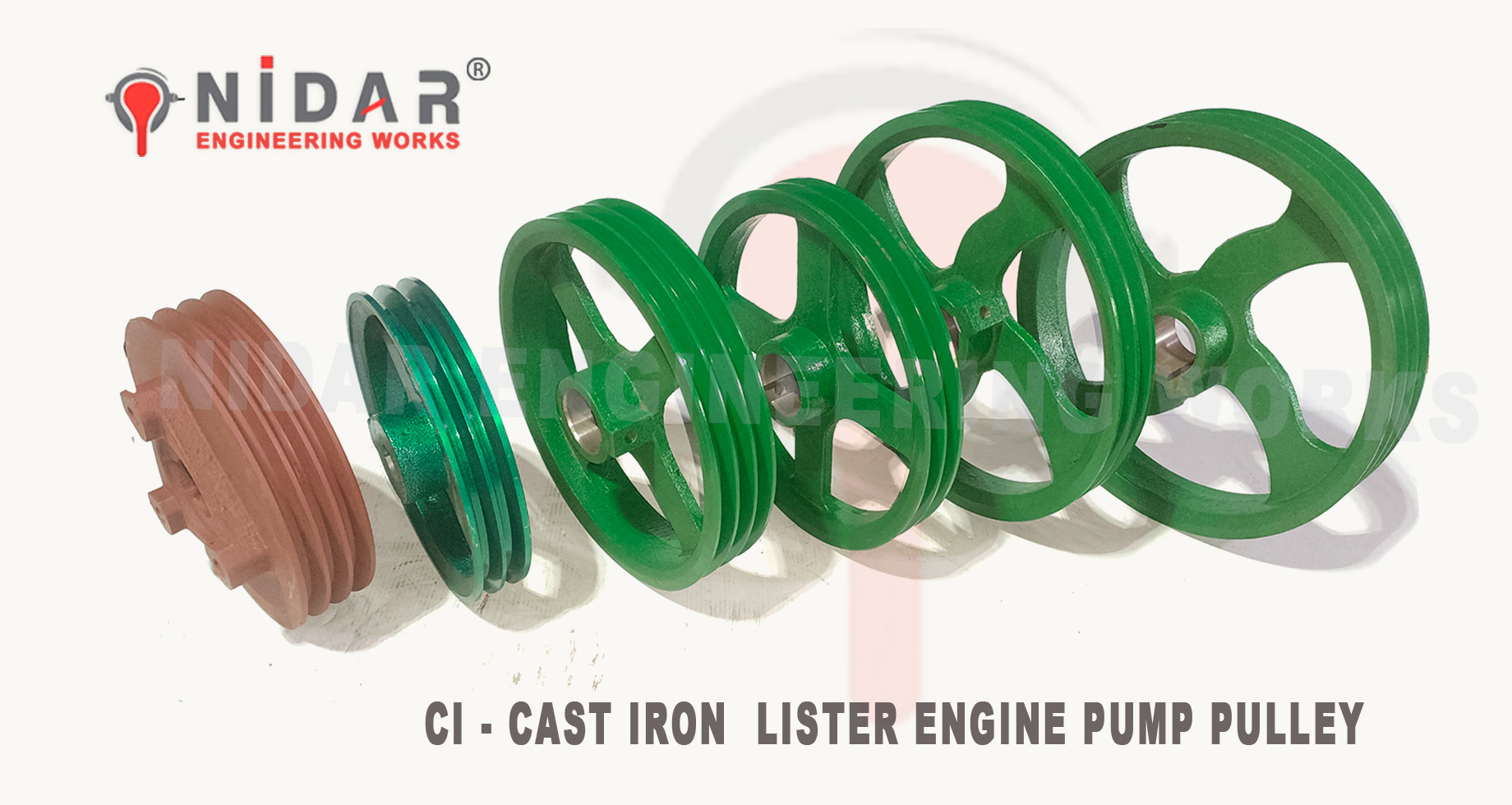 Lister Engine Pump Pulley Manufactures Rajkot Gujarat- India