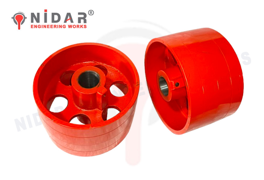 Ceramic Tiles Flat Belt Pulley Manufacturers - Suppliers - Exporters CF Brand