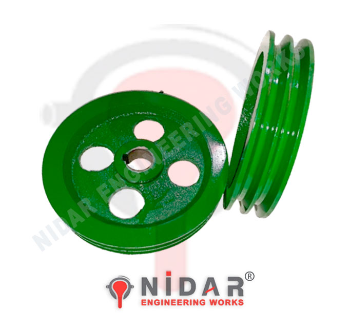 Casting Double Groove V Belt pulley Manufacturers - Suppliers - Exporters