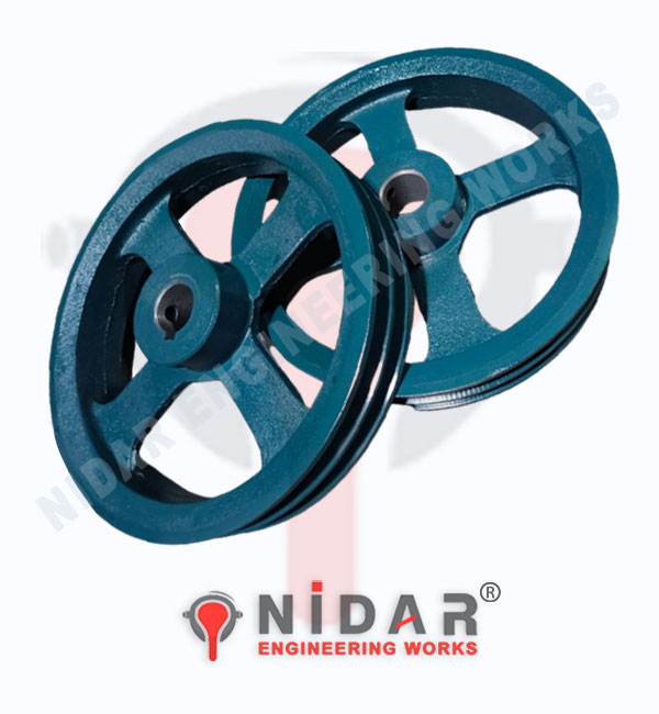12inch x 2B Casting Double Groove Step Wheel Pulley Manufacturers - Suppliers Rajkot