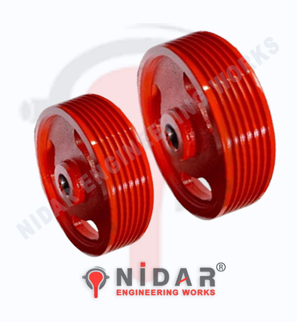 Industrial Cast Iron V Groove Belt Pulley Manufacturer Rajkot
