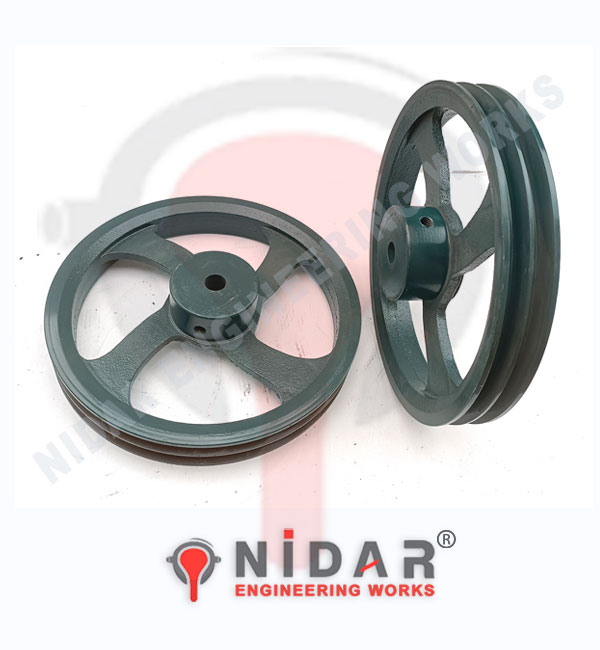 V Groove Pulley Wheel Manufacturer - Double V Groove Wheel Pulley Manufacturer - Double V Groove step Wheel Pulley Manufacturers