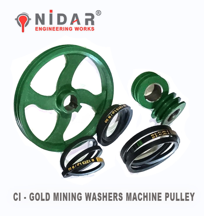 Gold Mining Washers Machine Wheel Pulley Manufacturers - Suppliers Rajkot