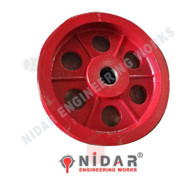 10inchx38mm Single V  Belt Pulley for Rice Mill Pulley Manufacturers